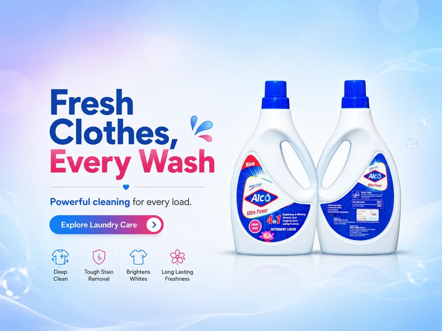 Alco Laundry Care - Fresh Clothes, Every Wash